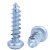 Import Phosphated Drywall Screws FOB Round Head Flat Tail Self-tapping Black Zinc Plated Screw  Self Drilling Screw from China