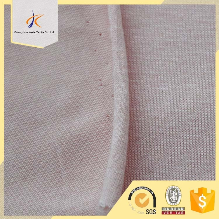 Plain dyed soft 95% rayon 5%spandex knitted fabric for T-shirt