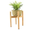 plant stand Simple and Elegant Nature Handmade DIY Bamboo Pine Beech Custom Wood Plant Pot Stand