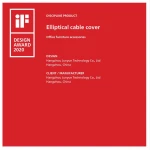 Plastic cable cover office cable grommet with Socket