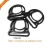 plastic D ring belt buckle D-shape buckle