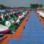 Plastic HDPE plastic China floating water platform