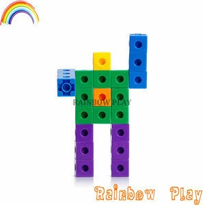 Plastic Material and Block Set Type plastic building blocks toys for kids