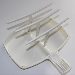 Plastic Microwave Bacon Meat Holder Tray Tool