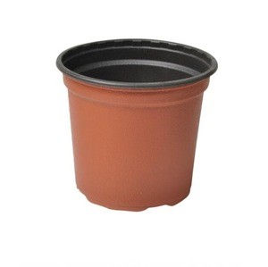 Plastic round nursery pots 4 5 6 7 8 9 inch flower pot for plant