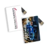 Plastic swivel Credit Card USB Flash Drive 4G 8G 16G 32G PenDrive Creative USB 2.0 Memory rotate Card usb Stick