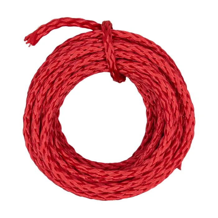Polypropylene rope  hollow braided rope  floating rope with 6mmx1000m