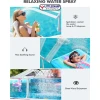 Pool Fountain for above and In-Ground Pools, Adjustable Dual Spray Waterfall Sprinkler Cooler for Pool, Swimming Pool Spa