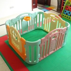 Portable Plastic Baby Playpen Indoor Kid Play Fence playard Playpens for babies Kids Play pen