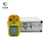 Portable rechargeable 4 in 1 gas alarm detector carbon monoxide oxygen hydrogen sulfide and flammable gas analyzer
