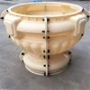Precast concrete vase column plastic baluster moulds for sale