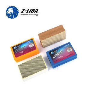 Premier Quality 90x55 Zlion Foam Resin Diamond Hand Polishing Pads by Z Lion Diamond Tools