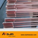 Pressurized 58mm 1800mm heat pipe solar vacuum tubes