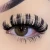 Import Private Label lashes fake strip D Curl 15mm faux mink false eyelashes Russian volume full strip fiber false eyelashes from China