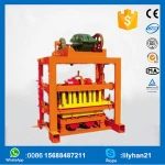 products HOT !!! Full automatic concrete block moulds QTJ6-15 block &amp with concrete mixer