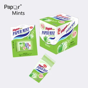 Professional 20 pcs Sugar Free Fresh Breath Paper Mint Strip Candy In a Case