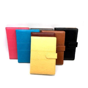 Professional Custom Personal Business A5 Leather Notebook Without Pen and giftbox