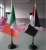 Import Professional Flag Factory All Countries National Metal Pole And Base Cheap Promotion Table Flag from China