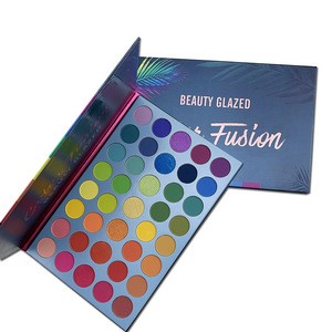 Professional Makeup Cosmetics 39 Color High Pigment Matte Shimmer Fluorescent Eyeshadow Palette Private Label Acceptable