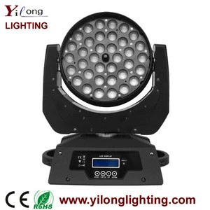 professional stage lighting 36x10w rgbw zoom wash moving head light price