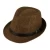 Import Promotion paper straw hat fedora hat style with ribbon from China
