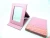 Import Promotional cheap metal PU pocket mirror, Stainless Steel Metal Mirror,makeupmirror for lady from China factory from China
