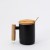 Import Promotional Items Custom logo Porcelain Ceramic Coffee Mug set with gift box Wooden handle Lid from China
