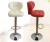 Import PU Leather Or Velvet Adjustable Swivel Chair Industrial Furniture Kitchen stool Iron Base Bar Stool Chair With Back from China