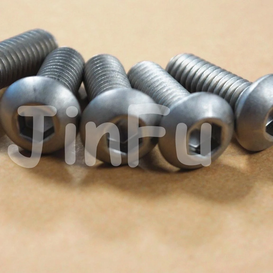 Pure Titanium  m8x20 gr5 iso7380  screw m8x0.75 Hexagon Socket Round Head Button Screws bolt
