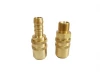 Quick Coupling Flexible Hose Connectors Hydraulic Brass Facrory Price Natural Color Female Water Cooling Line 100% Leakage Test