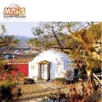 Quick installation wind proof prefab geodesic dome house home