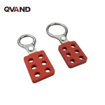 QVAND 25mm  38mm 6 HOLES  HASP Lockout Tagout  LOTO products aluminum hook scissor hasp