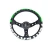 Import racing car customized logo 350mm caliber ultrafiber material car steering wheel for modified from China