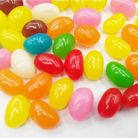 rainbow colors BLING sweets gummy candy  fruity JELLY BEANS  CANDY