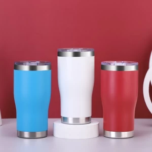 Ready to Ship 17oz Stainless Steel Tumbler Cup in Bulk Double Wall Insulated Tumbler with Lid and Straws