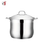 realwin belly shape soup pot heavy duty induction large stainless steel stock pot