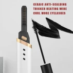 rechargeable custom eye lash mini electric heated heat eyelashes lash laah set curler