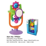 Recommend Colorful baby dining chair suction toy Educational rotary bath toy baby feeding toys  with mirror