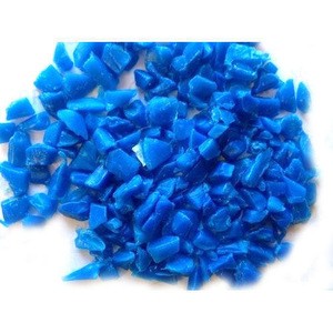 Recycled/Regrinded HDPE Blue Drum Scraps