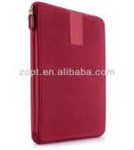 Red Color Protective Flat Tablet Cover Case For iPad Tablet Hard EVA Case Zipper Pouch Bag