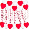 Red Love Balloons Set Valentine&#x27;s Day wedding favors gifts  Scene Indoor and Outdoor Decoration Set