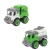 Import Remove sanitation truck Children toy boy DIY nut assembly jigsaw remove simulated slide garbage  model construction truck toy from China