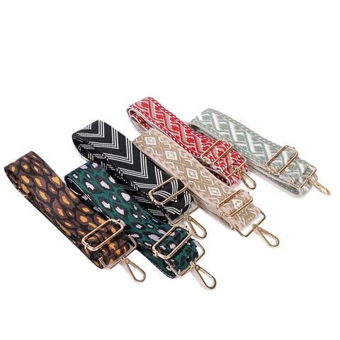 replacement shoulder bag strap polyester custom for crossbody bags,adjustable accessories fabric material straps for bag making