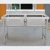 Restaurant Kitchen Equipment High quality double bowl kitchen sink bowl with drainboard
