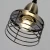 Import Retro Loft Small Iron Cage Pendant Light Creative Industria decorative indoor Single Head Restaurant lamp for bar from China