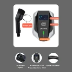 Rfid App Control 11Kw Eu Standards Type 2 Smart Ev Charging Station Wallbox Ev Charger For Ev Cars