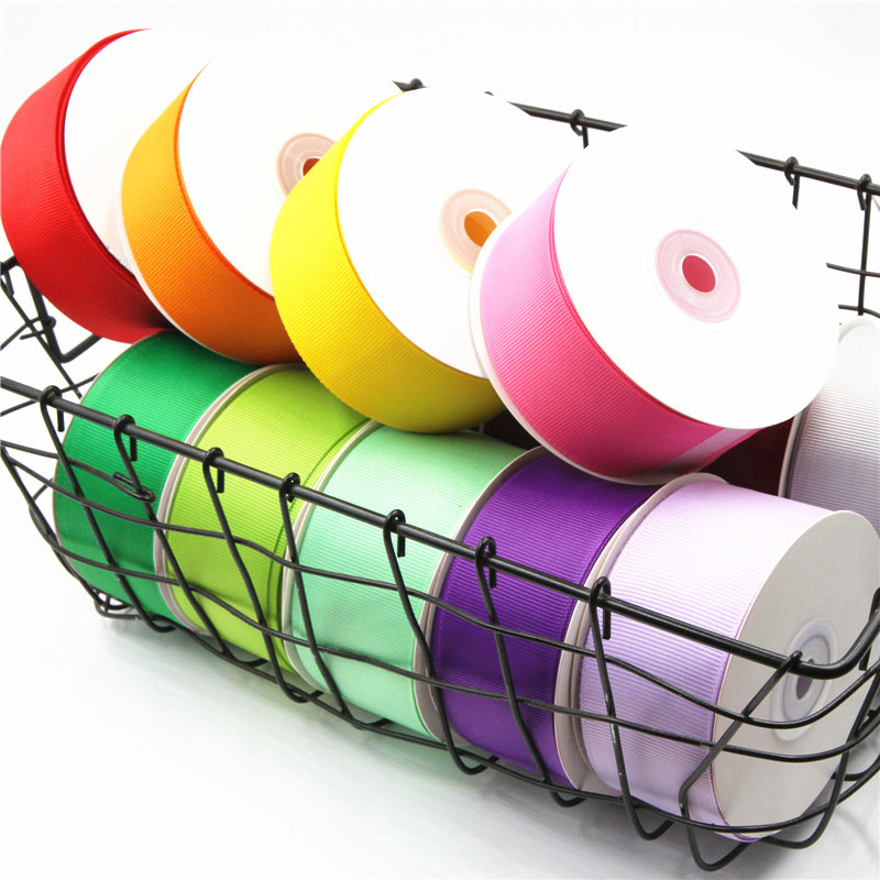 ribbon roll for bows satin silk grosgrain organza ribbons for bows wholesale packing decorative