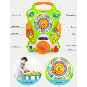 Rolimate Multi-function 3 in 1 baby walker toys kids toy parts outdoor learning baby walker becomes a table or can drawing
