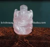 Rose Quartz Ganesha / Hand Carved Ganesha / Good luck Charm