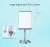 Import Round Bottom Base Adjustable Presentation Mobile Magnetic Art Flip chart Whiteboard Easel from China